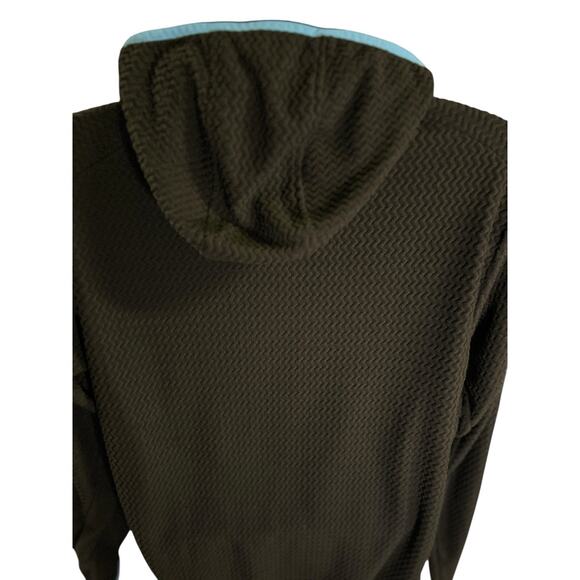 Hot Chocolate Run Jacket Men’s XXL Brown Fleece Hoodie Zip Up Ventures Endurance - Picture 5 of 11